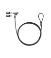 Cable seguridad tipo nano tooq con llave para portatil 1.5m