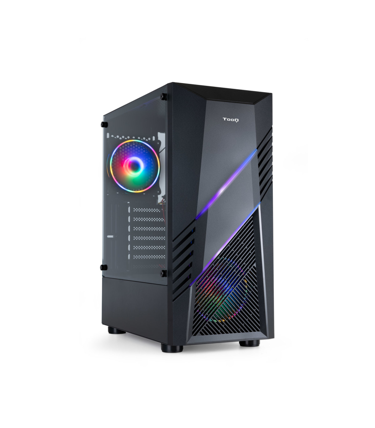 Caja ordenador gaming tooq tqgcc102 - b biohazard atx argb