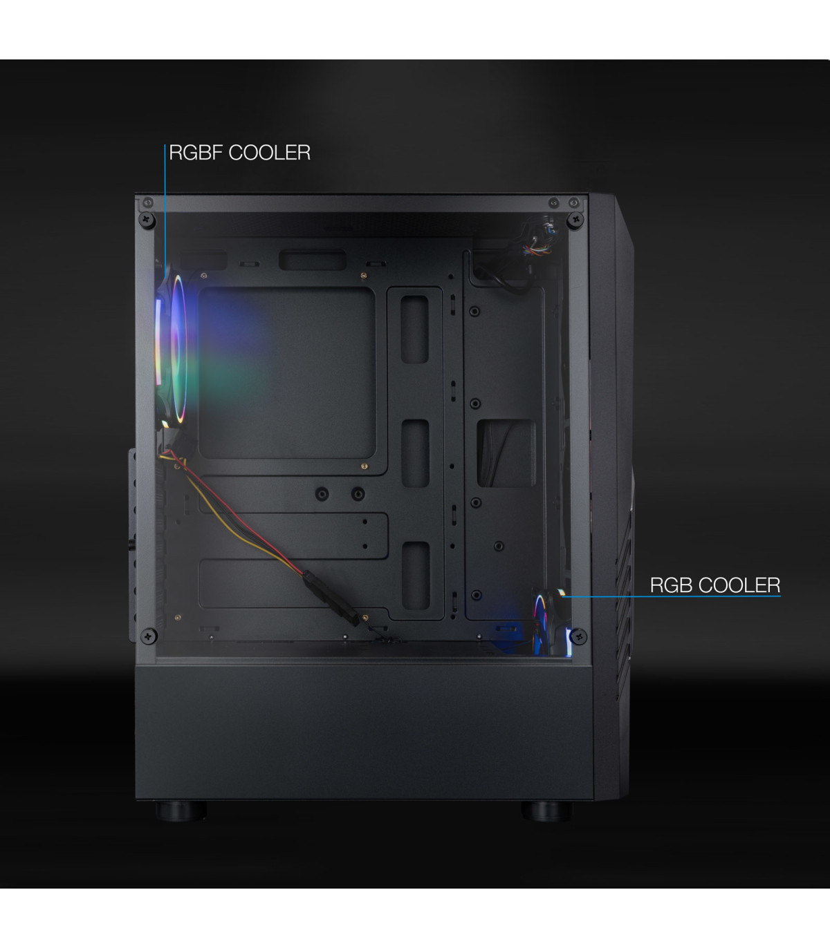 Caja ordenador gaming tooq tqgcc102 - b biohazard atx argb