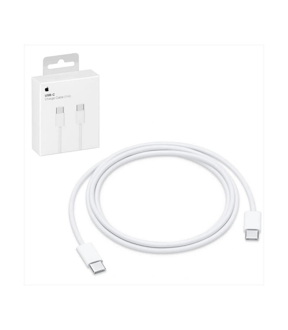 Cable original apple iphone usb tipo c a usb tipo c -  1 m - blanco
