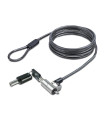 Cable seguridad tipo nano l - link con llave 1.8m.