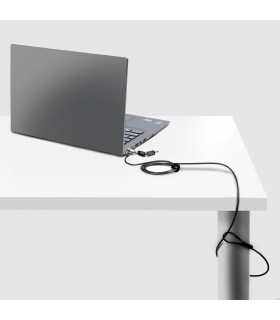 Cable seguridad tipo nano l - link con llave 1.8m.