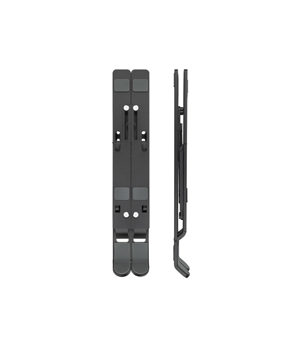 Soporte - base elevador tooq para portatil tablets libros gris