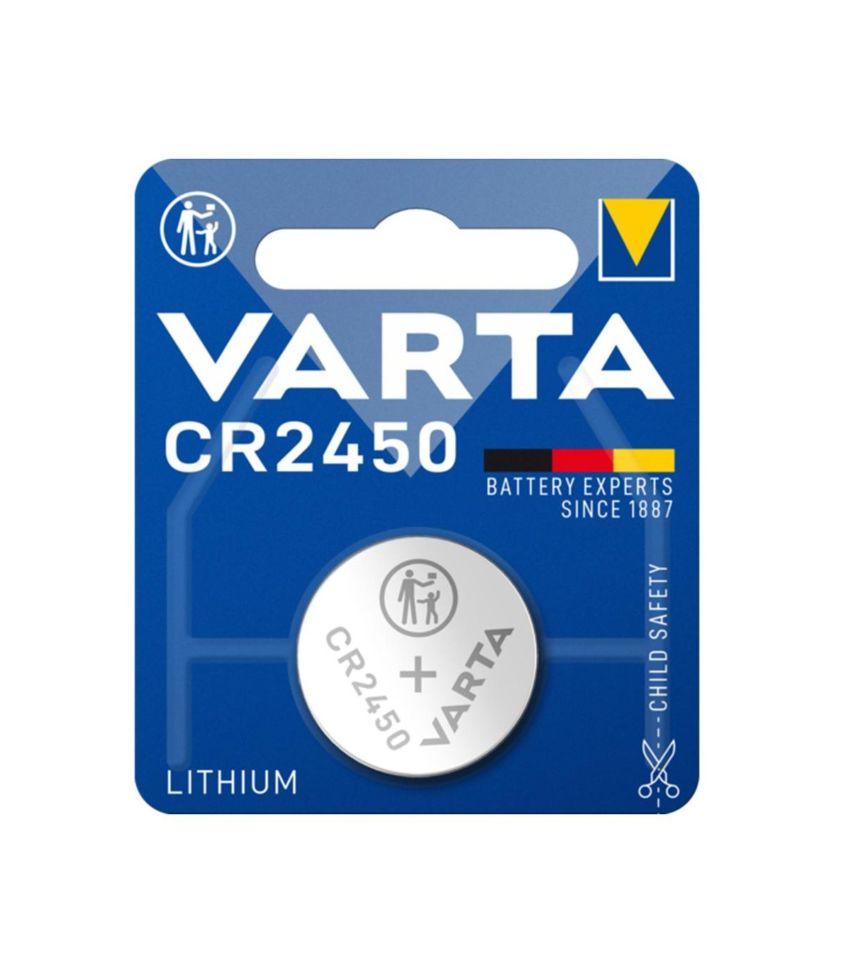 Blister pilas varta litio boton 3v cr2450