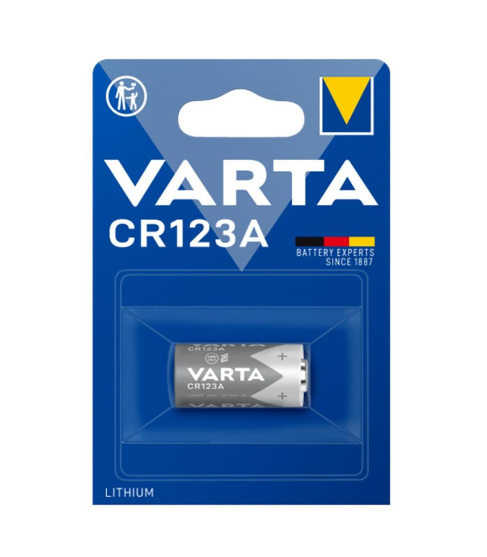 Blister pilas varta litio 3v  cr123a