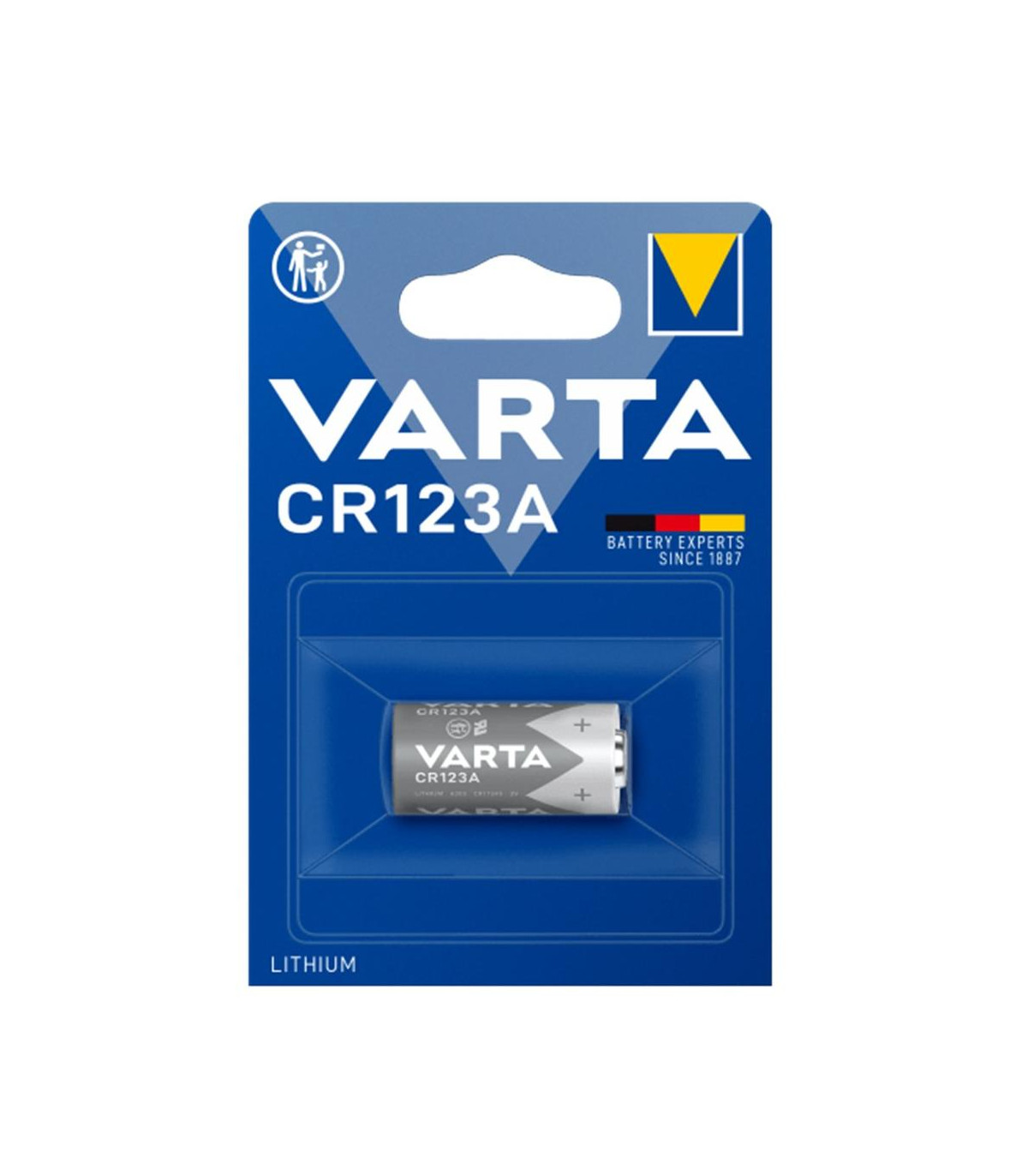 Blister pilas varta litio 3v  cr123a