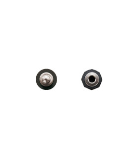 Cable audio jack - 3.5m a jack - 3.5h nanocable 5m - macho - hembra - negro