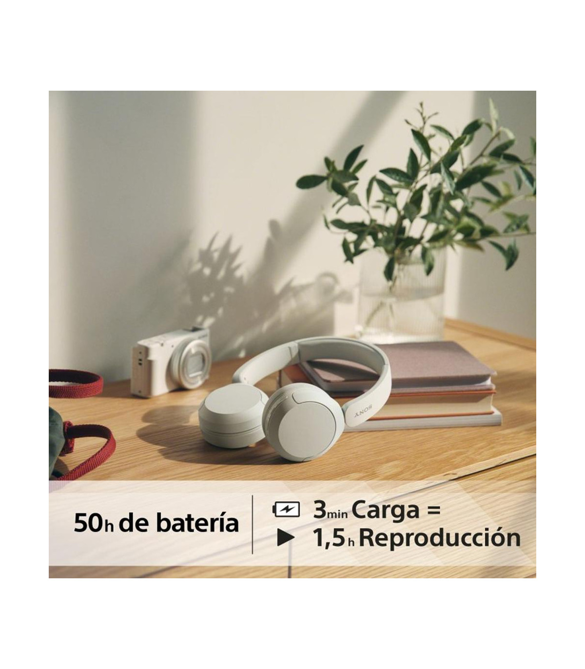 Auriculares sony wh - ch520 bluetooh blanco