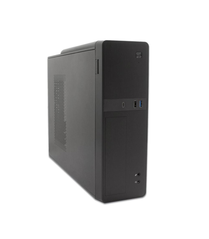 Caja ordenador sobremesa coolbox microatx slim t310 usb - c  lector de tarjetas fuente sfx 300w bronze incluida