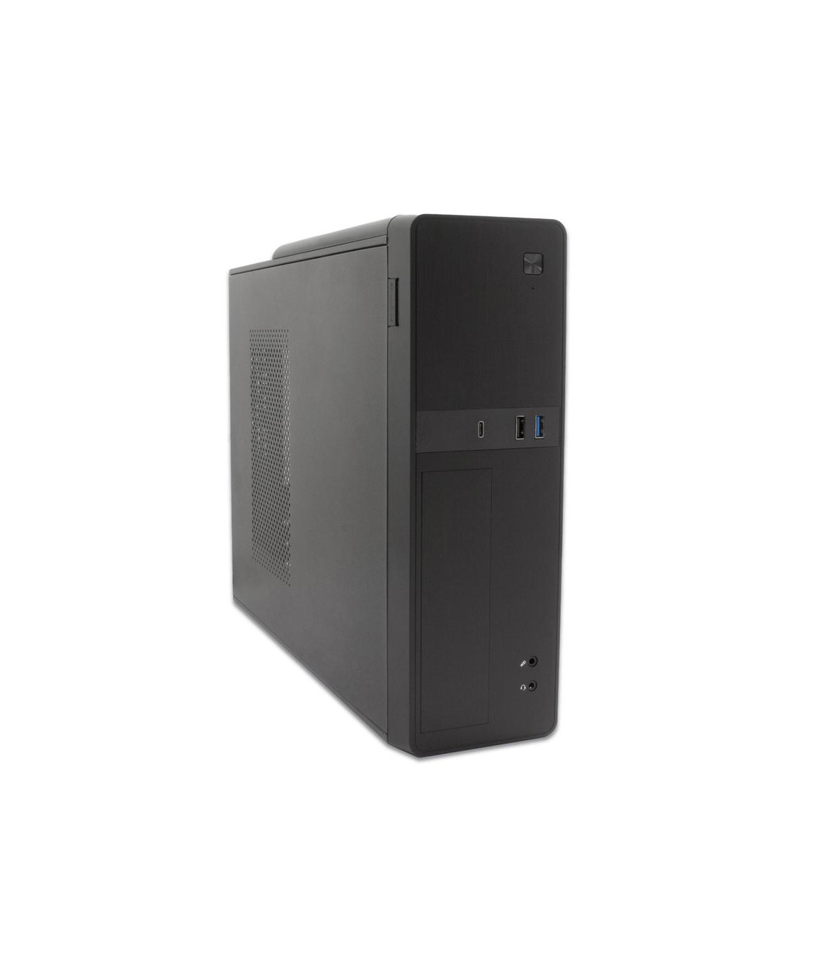 Caja ordenador sobremesa coolbox microatx slim t310 usb - c  lector de tarjetas fuente sfx 300w bronze incluida