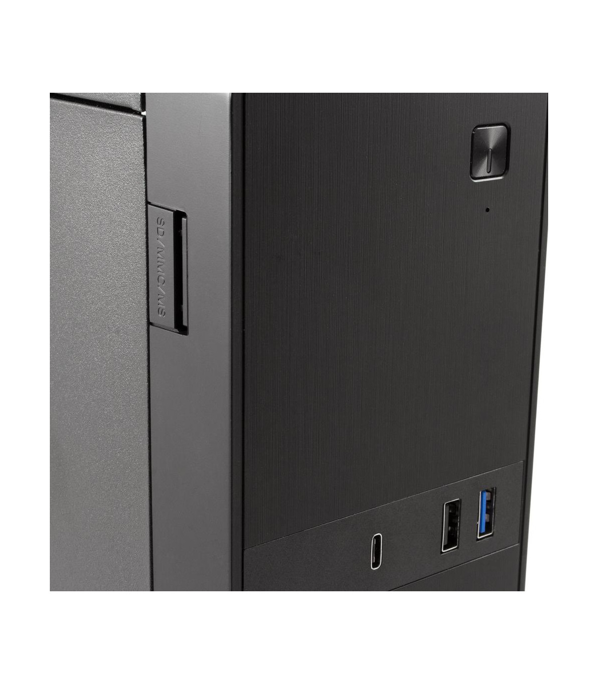 Caja ordenador sobremesa coolbox microatx slim t310 usb - c  lector de tarjetas fuente sfx 300w bronze incluida