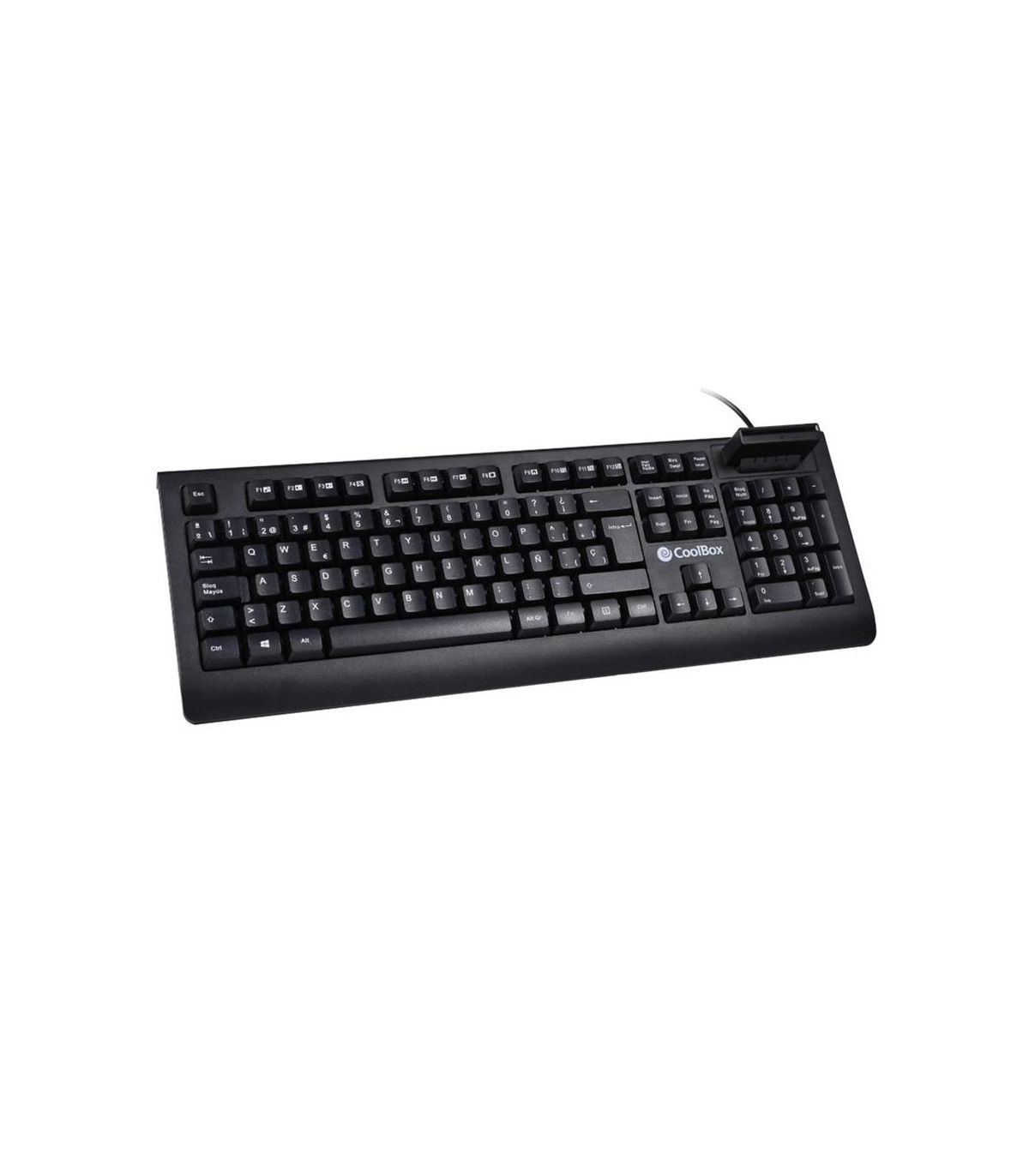 Teclado coolbox con lector dniie 4.0 coo - tec04dni