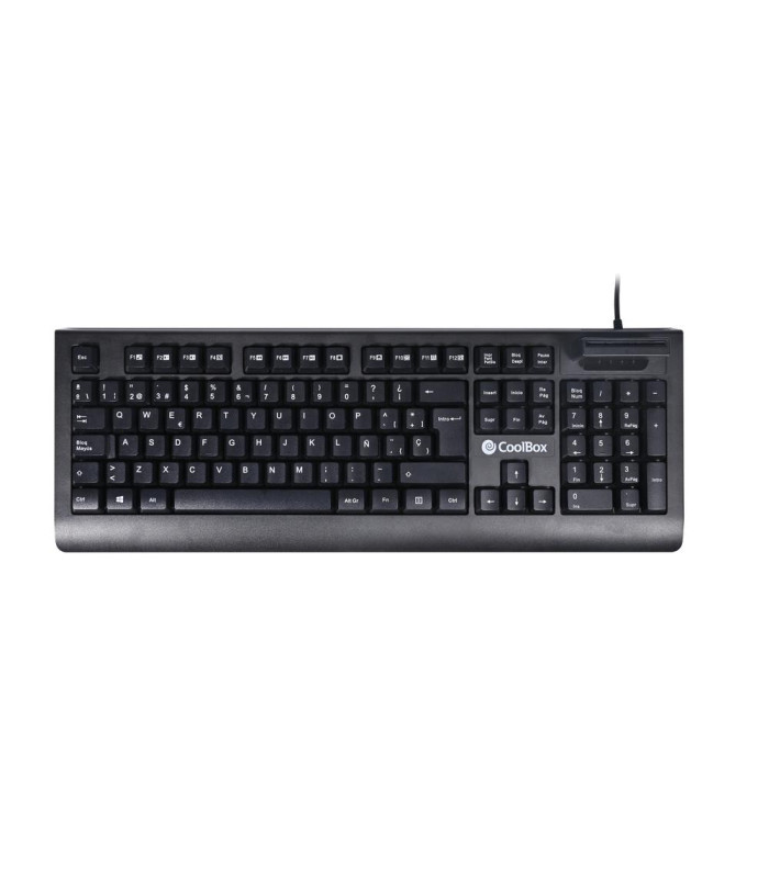 Teclado coolbox con lector dniie 4.0 coo - tec04dni