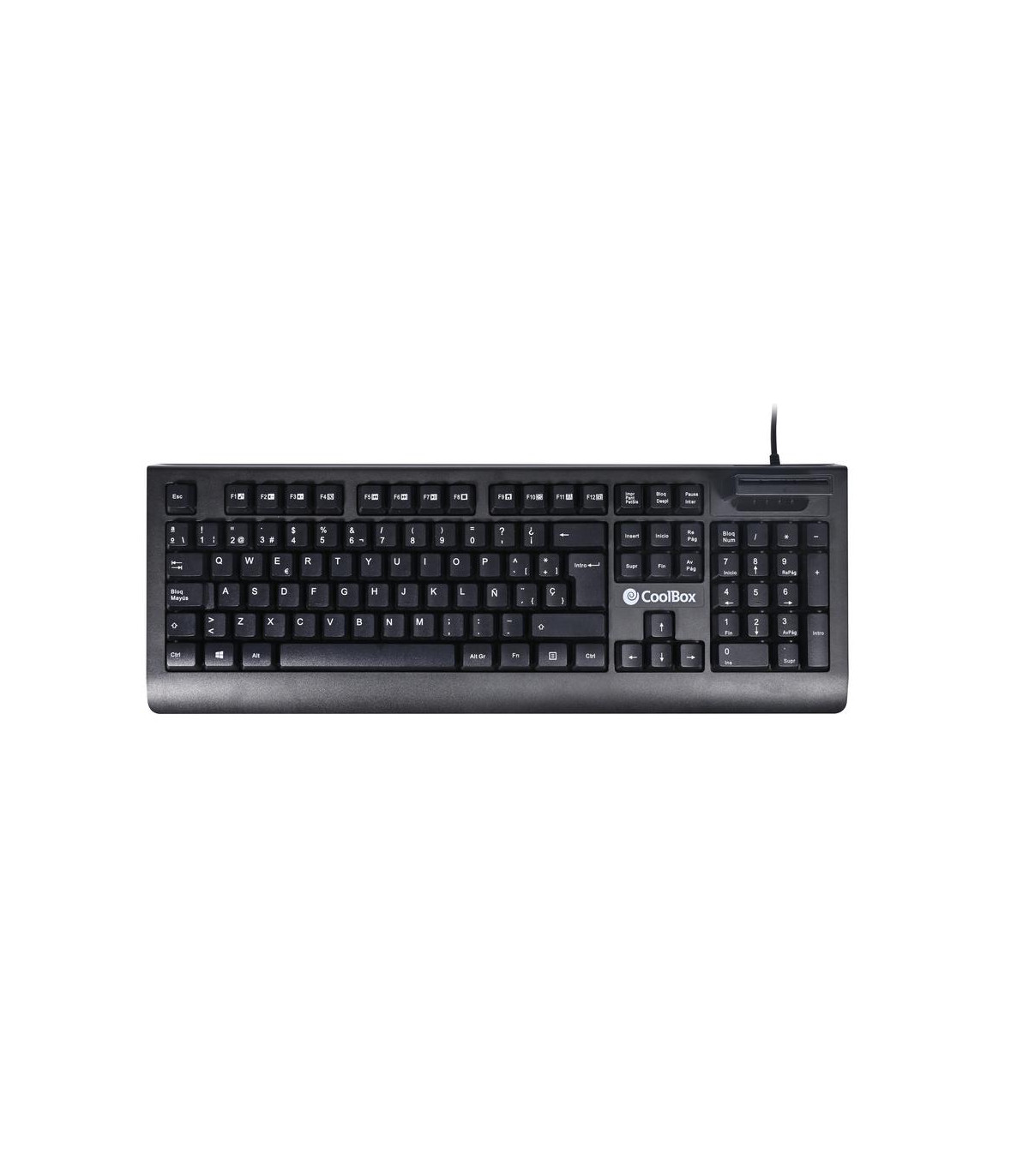 Teclado coolbox con lector dniie 4.0 coo - tec04dni