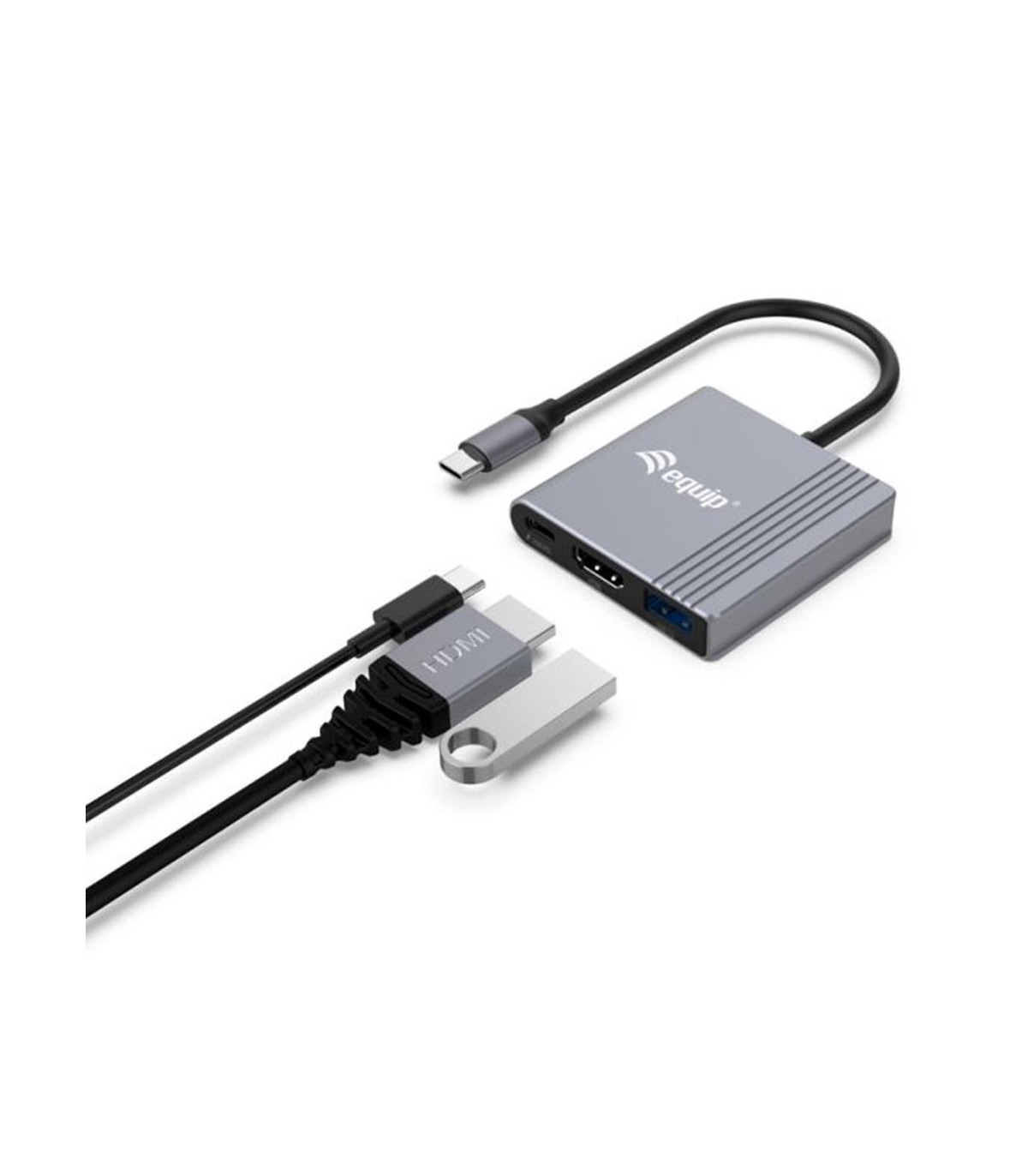 Docking station equip usb tipo c 3 en 1