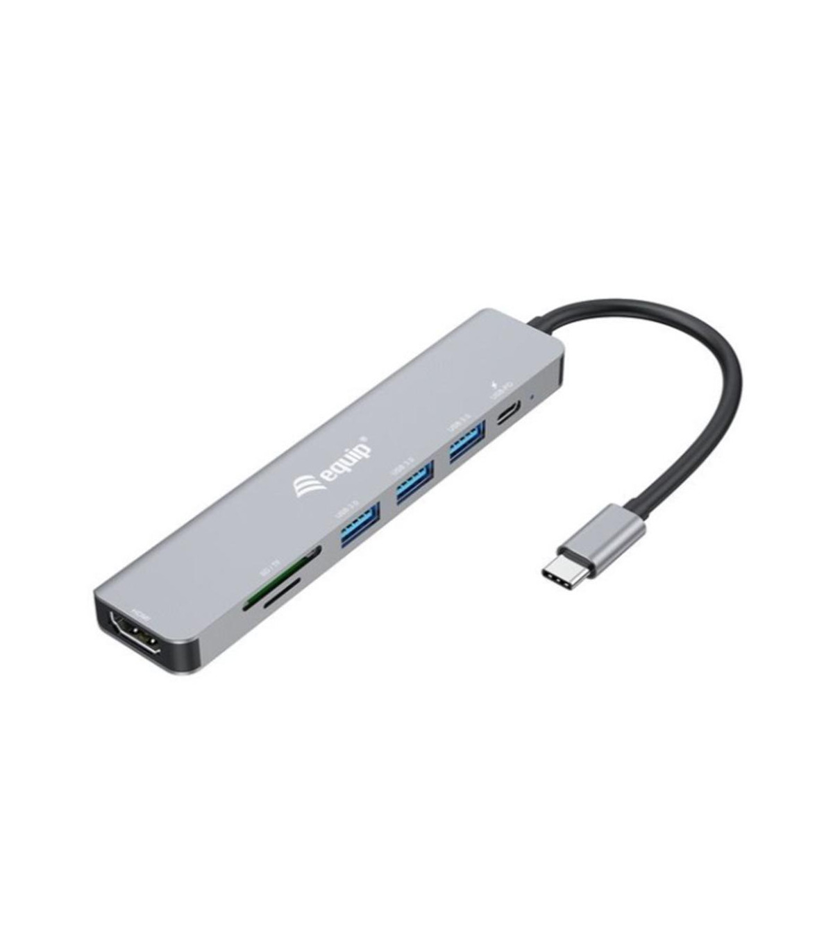 Docking station equip usb tipo c 7 en 1