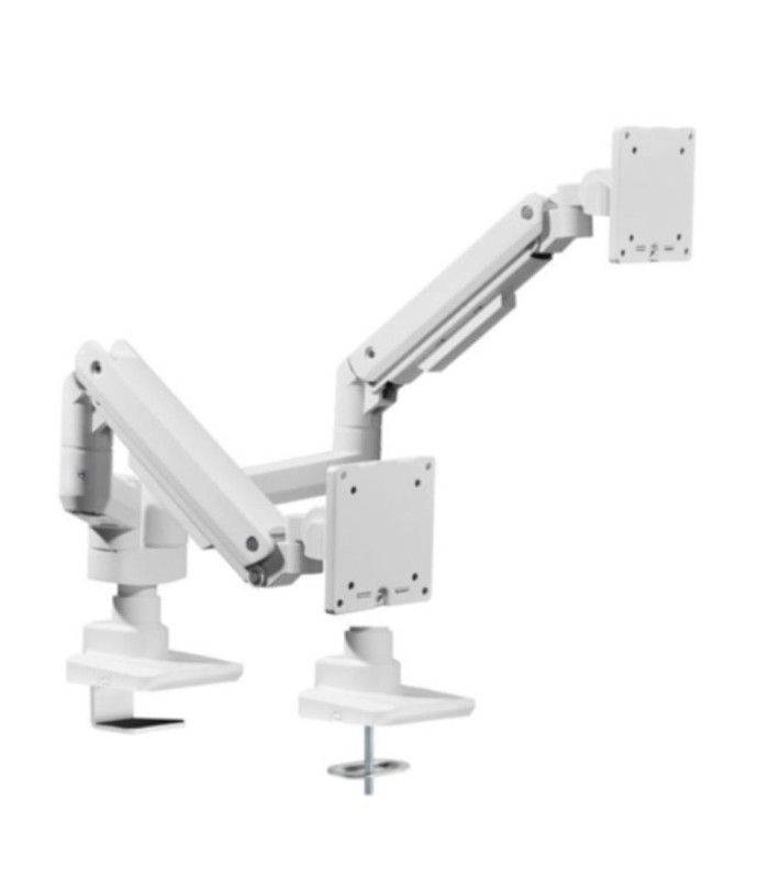 Soporte mesa equip vesa hasta 35 pulgadas 100x100 max 20kg doble pantalla blanco
