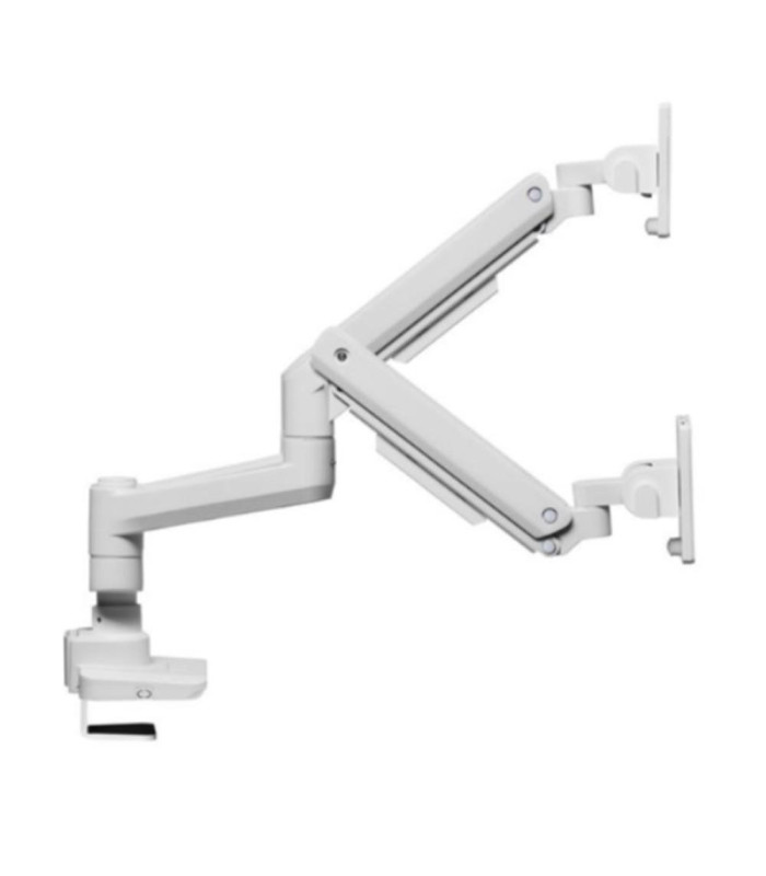 Soporte mesa equip vesa hasta 35 pulgadas 100x100 max 20kg doble pantalla blanco