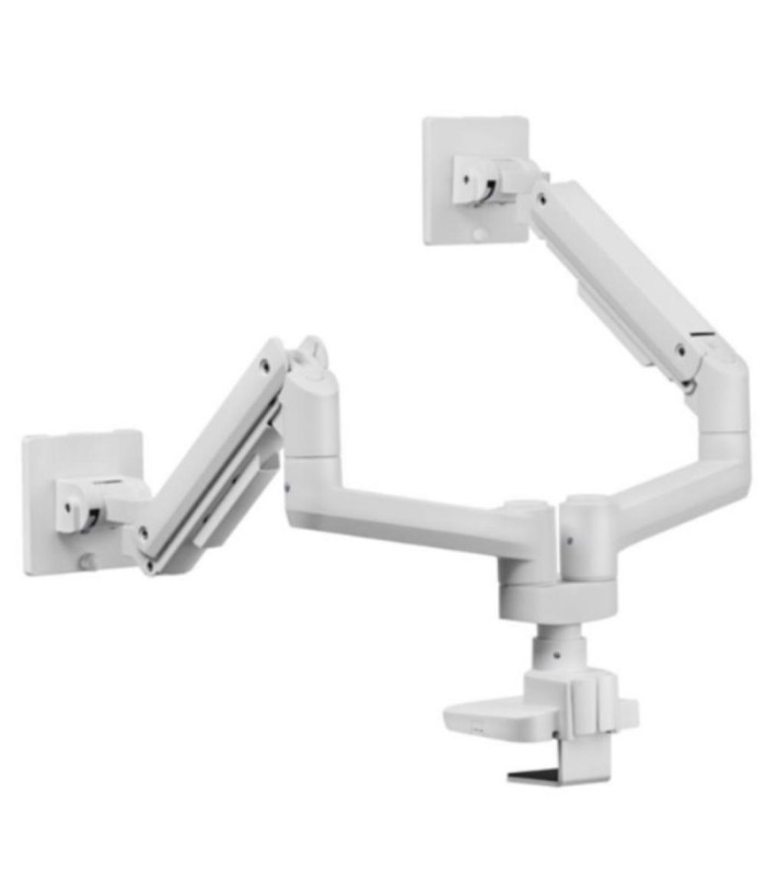 Soporte mesa equip vesa hasta 35 pulgadas 100x100 max 20kg doble pantalla blanco