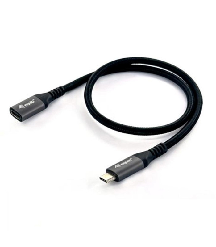 Cable alargo usb tipo c equip 4k macho - hembra 0.5m