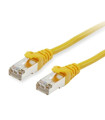 Cable de red equip latiguillo rj45 s - ftp cat6a 10m amarillo