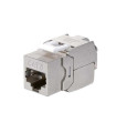 Kit 8 uds equip conector hembra rj45 ftp cat 8.1 panel keystone
