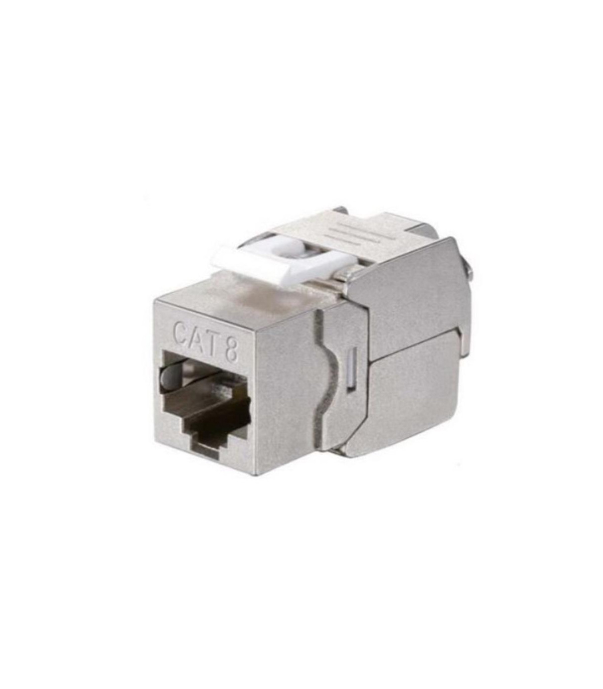Kit 8 uds equip conector hembra rj45 ftp cat 8.1 panel keystone