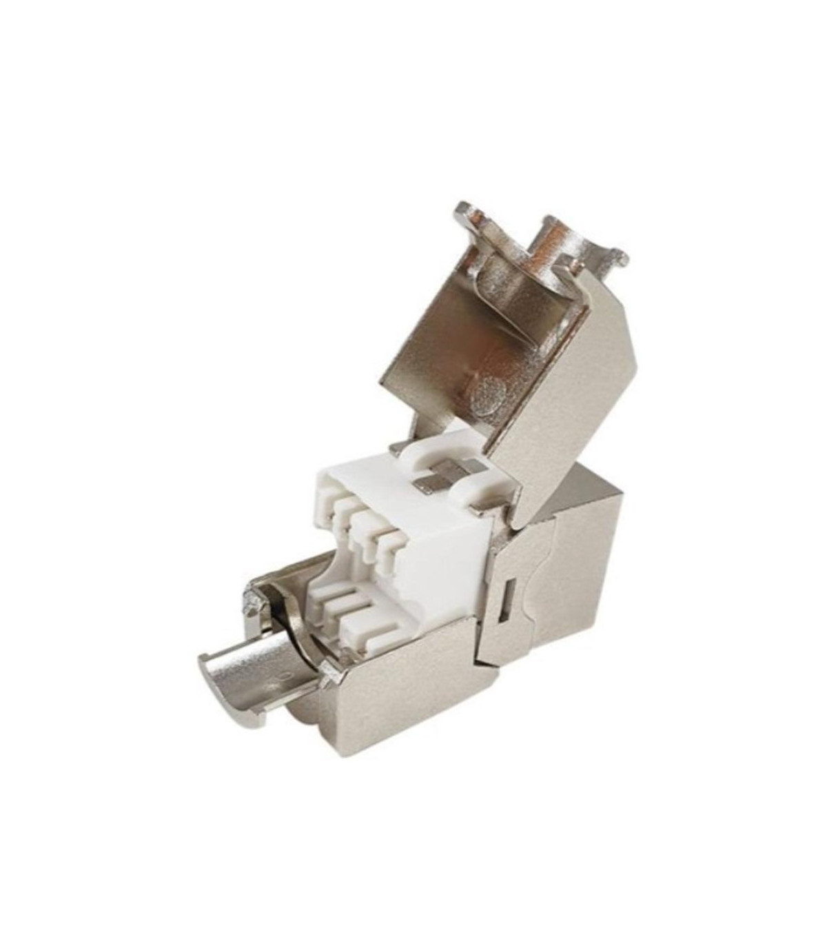 Kit 8 uds equip conector hembra rj45 ftp cat 8.1 panel keystone