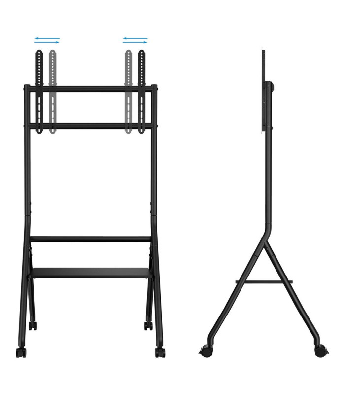 Soporte de suelo con ruedas tooq idreams 37 pulgadas - 86 pulgadas fs20206m - b negro
