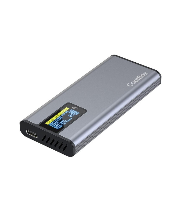 Mini carcasa disco duro ssd coolbox coo - mcm - m2f m.2 nvme y sata usb3.2 gen2