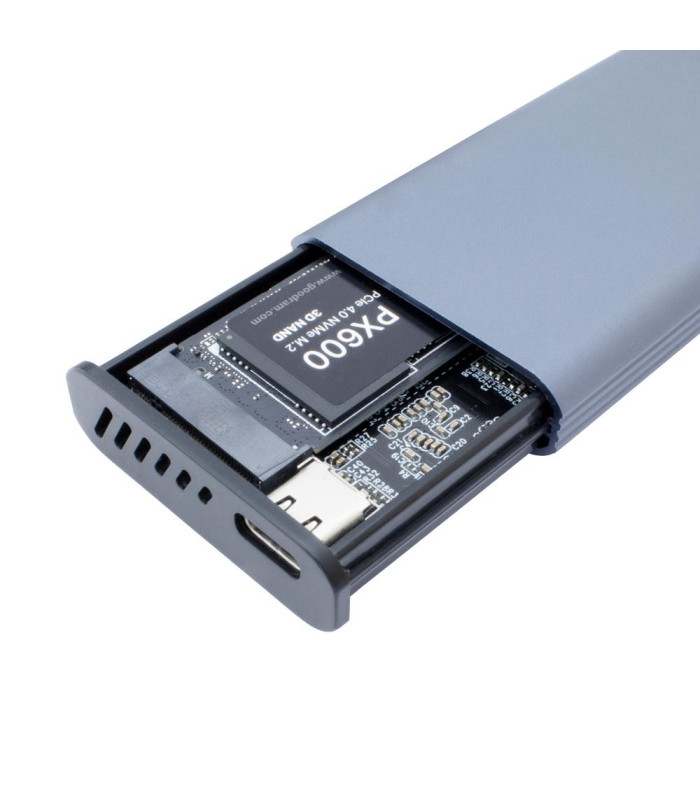 Mini carcasa disco duro ssd coolbox coo - mcm - m2f m.2 nvme y sata usb3.2 gen2