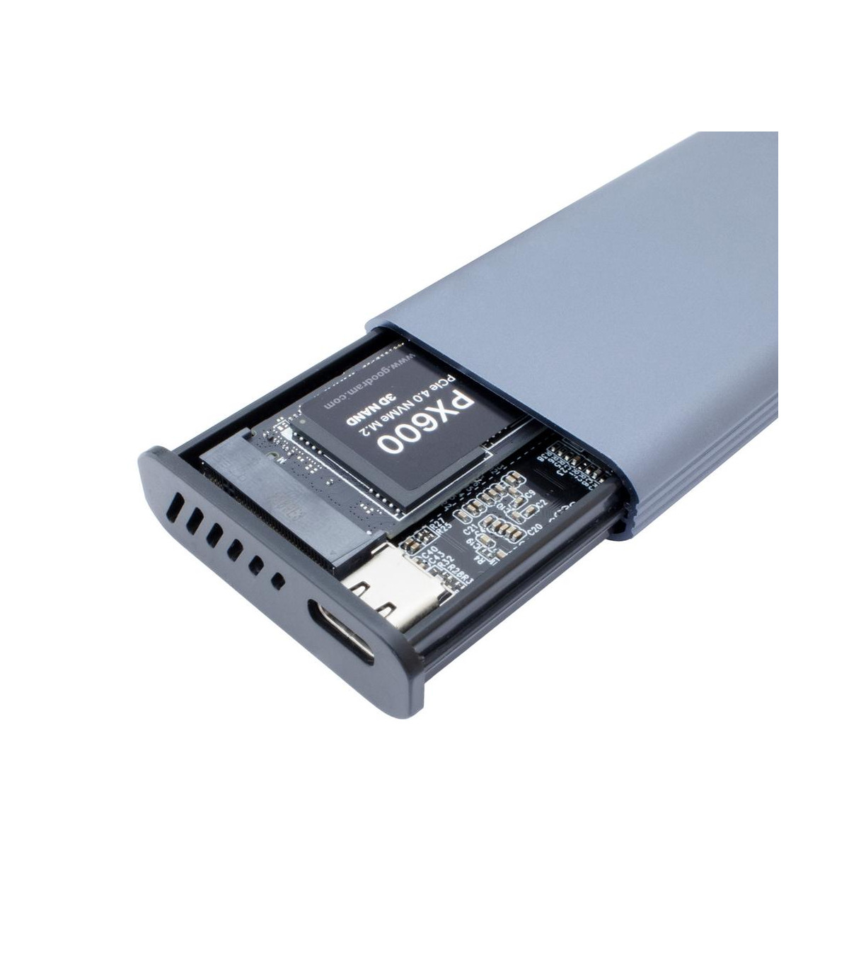 Mini carcasa disco duro ssd coolbox coo - mcm - m2f m.2 nvme y sata usb3.2 gen2