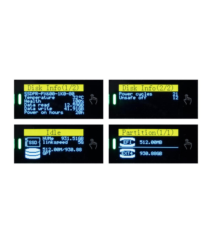 Mini carcasa disco duro ssd coolbox coo - mcm - m2f m.2 nvme y sata usb3.2 gen2
