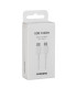Cable samsung original ep - dx310jwegeu usb tipo c -  usb tipo c blanco 1.8m