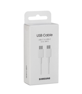 Cable samsung original ep - dx310jwegeu usb tipo c -  usb tipo c blanco 1.8m