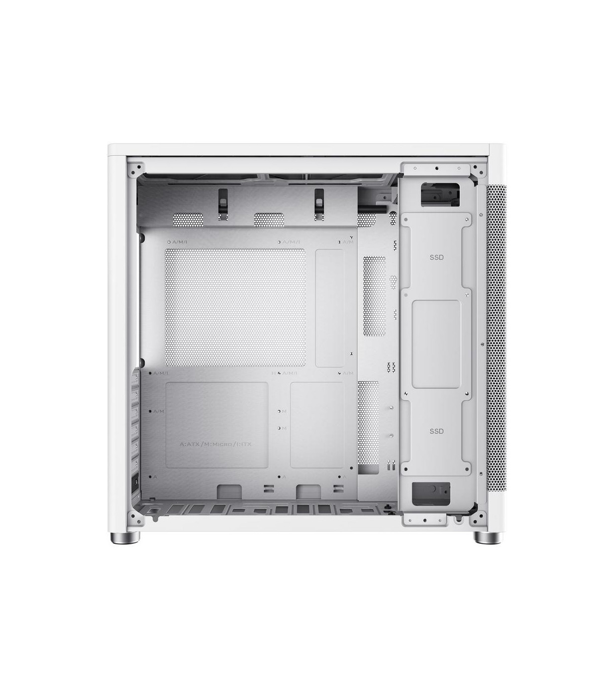 Caja ordenador gaming coolbox mesh atx mp1 blanco