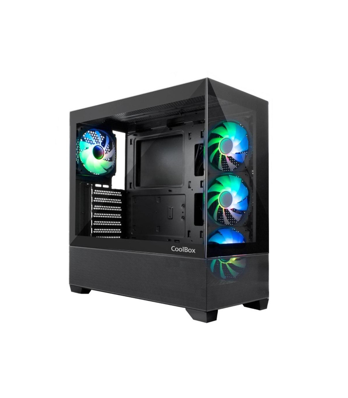 Caja ordenador gaming coolbox ga250 vision argb atx