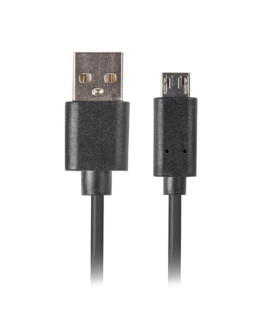 Cable micro usb a usb 2.0 lanberg 3m - macho - macho - negro