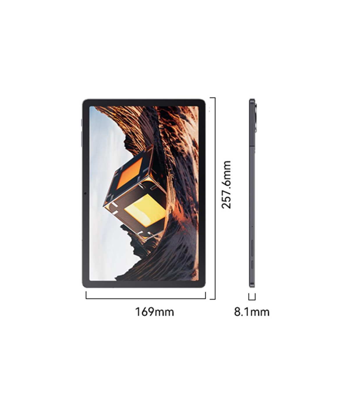 Tablet cubot tab 70 10.95 pulgadas - 6gb - 128gb - wifi - gris