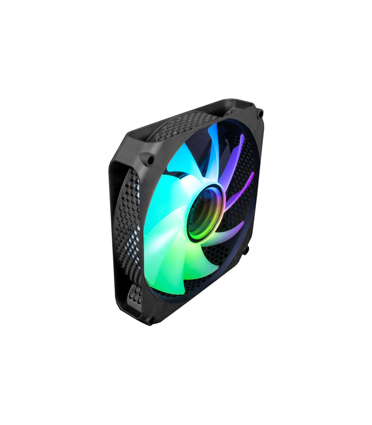 Ventilador caja coolbox infinity argb 120 mm.