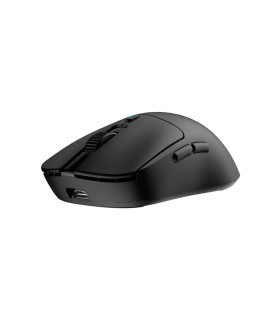 Mouse raton coolbox w03 ultraligero negro 10000 dpi gaming inalambrico rf+bt