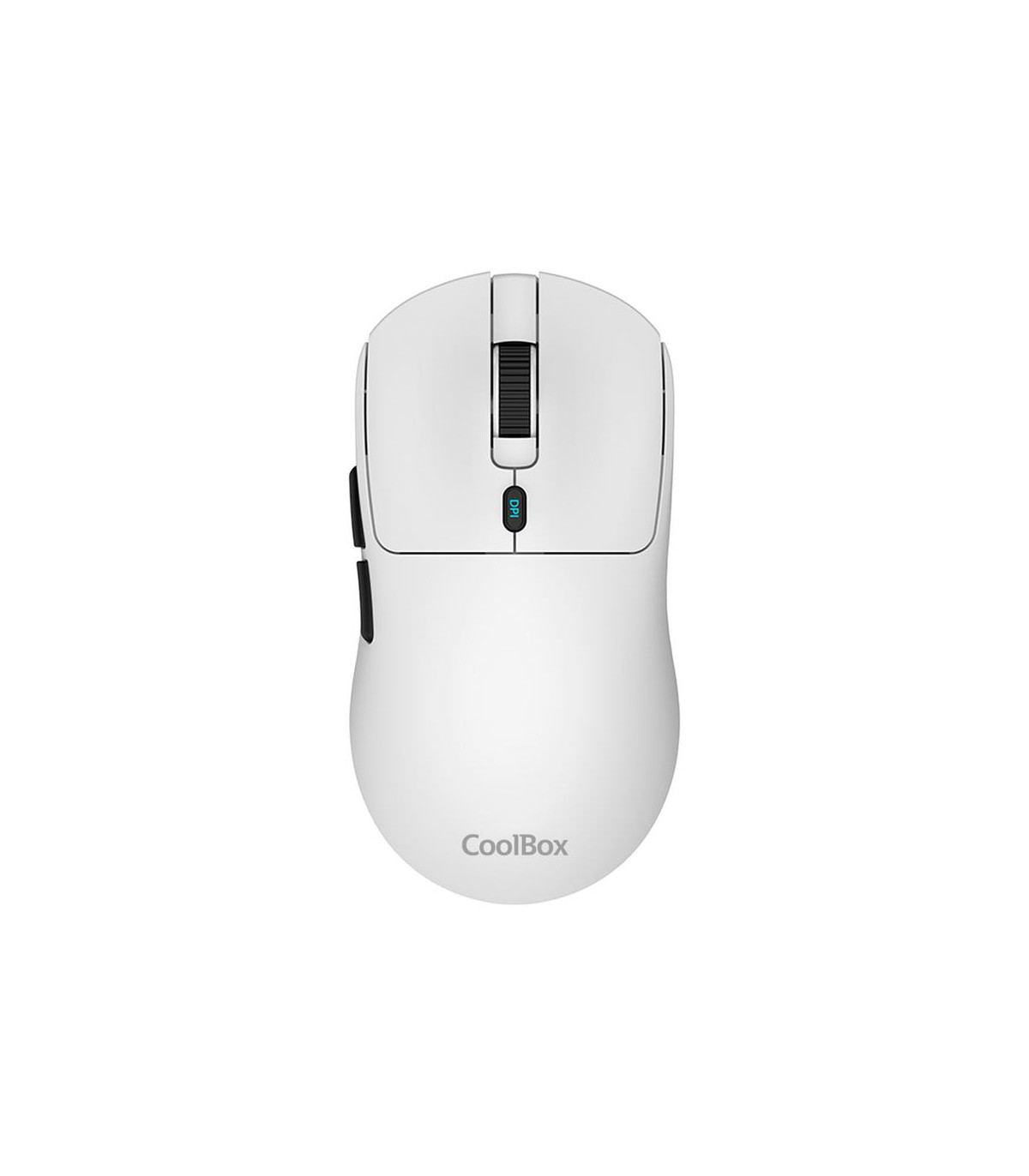 Mouse raton coolbox w03 ultraligero blanco 10000 dpi gaming inalambrico rf+bt