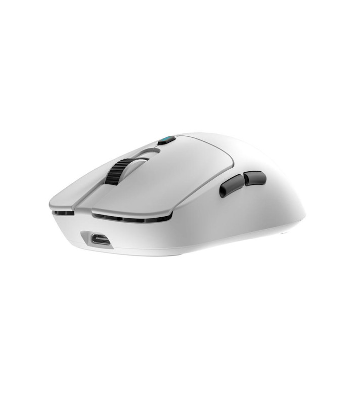 Mouse raton coolbox w03 ultraligero blanco 10000 dpi gaming inalambrico rf+bt