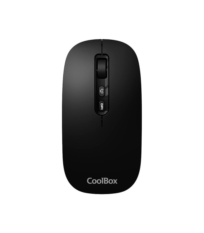 Mouse raton coolbox ia w02 negro 1600 dpi inalambrico rf+bt
