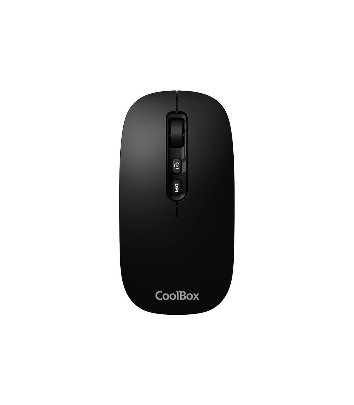 Mouse raton coolbox ia w02 negro 1600 dpi inalambrico rf+bt