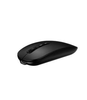 Mouse raton coolbox ia w02 negro 1600 dpi inalambrico rf+bt