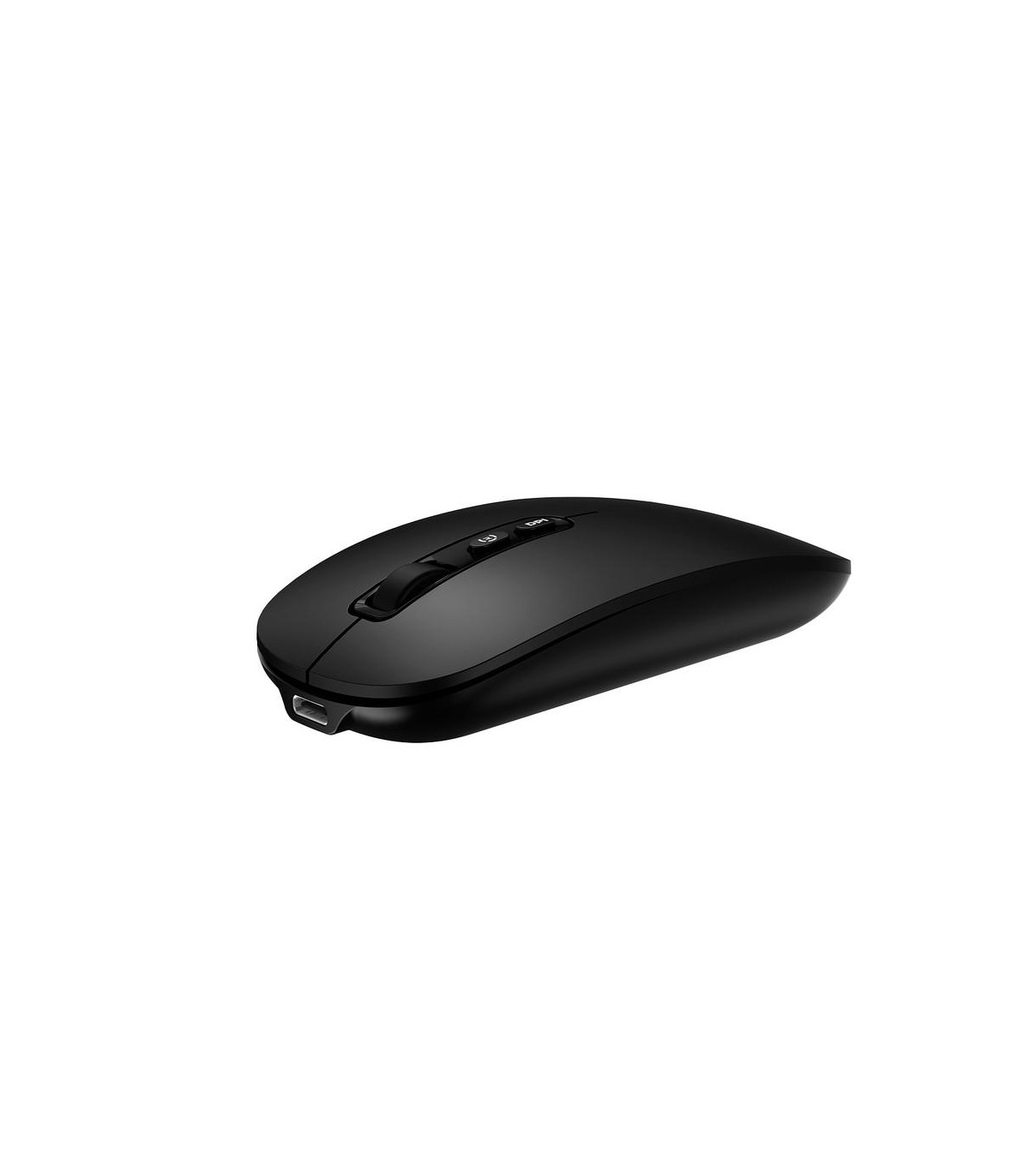 Mouse raton coolbox ia w02 negro 1600 dpi inalambrico rf+bt