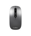 Mouse raton coolbox ia w02 gris 1600 dpi inalambrico rf+bt