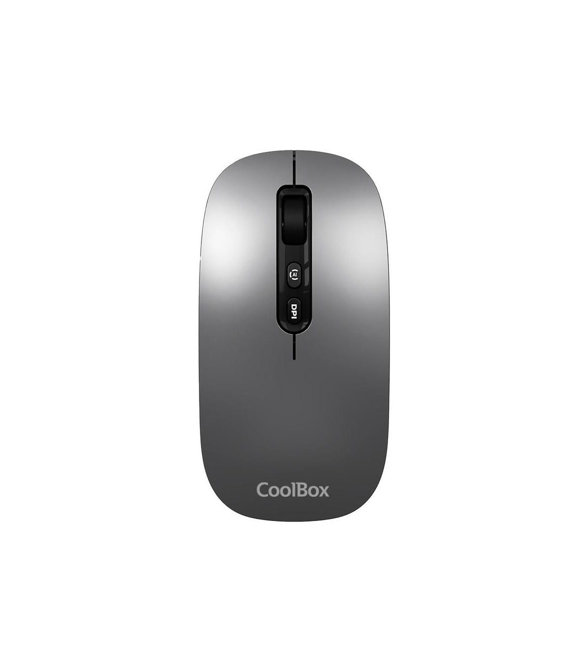 Mouse raton coolbox ia w02 gris 1600 dpi inalambrico rf+bt