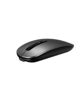 Mouse raton coolbox ia w02 gris 1600 dpi inalambrico rf+bt